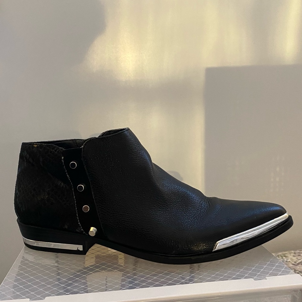 Fergie low rise booties with studs